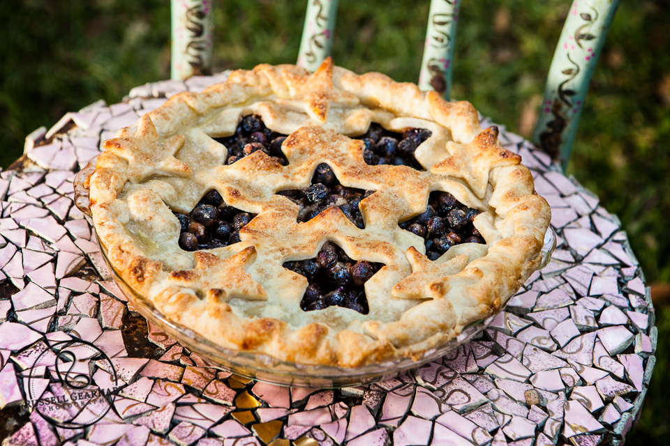 4th of July Blueberry Pie - Russell Gearhart Photography - www.gearhartphoto.com