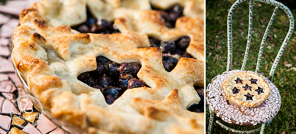 4th of July Blueberry Pie - Russell Gearhart Photography - www.gearhartphoto.com