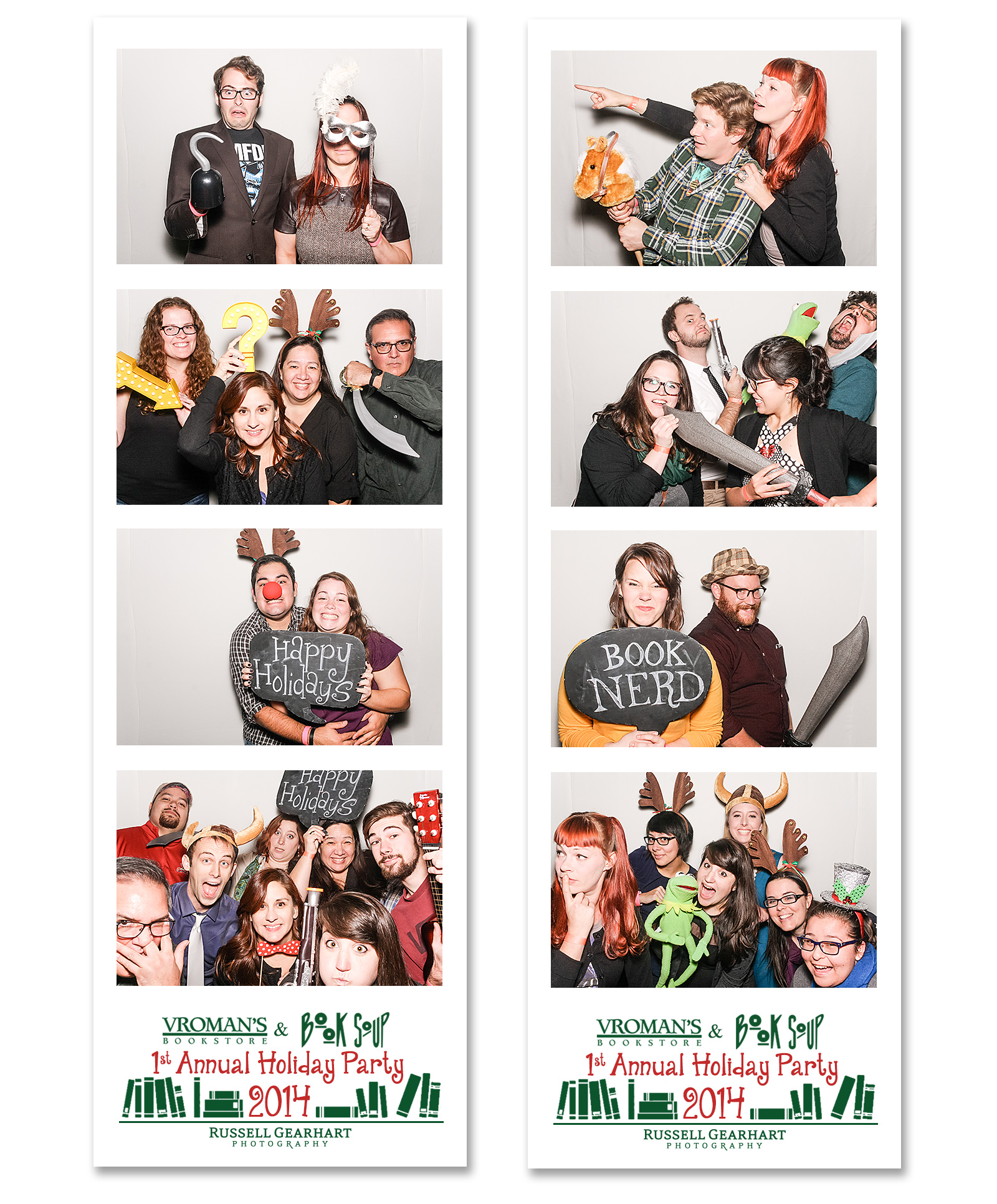 Pasadena Photobooth: Vroman’s Holiday Party 2014 – Russell Gearhart Photography – www.gearhartphoto.com