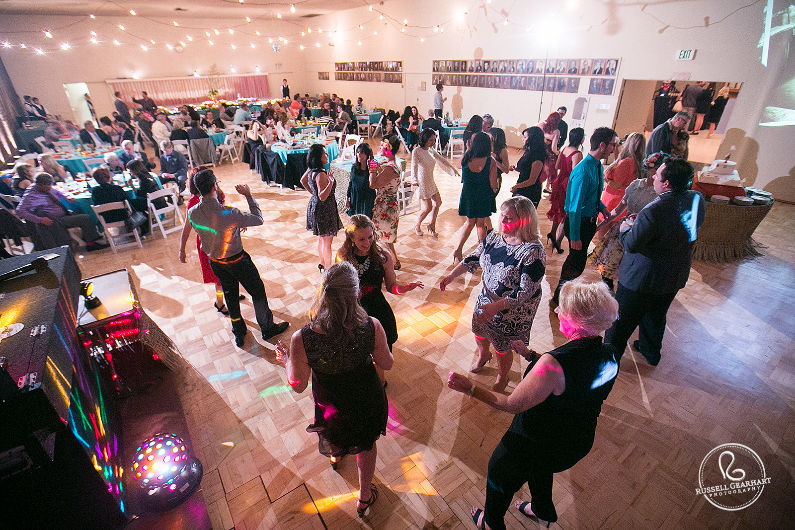 Dancing - Los Angeles Elysian Masonic Lodge Wedding Reception – Russell Gearhart Photography – www.gearhartphoto.com