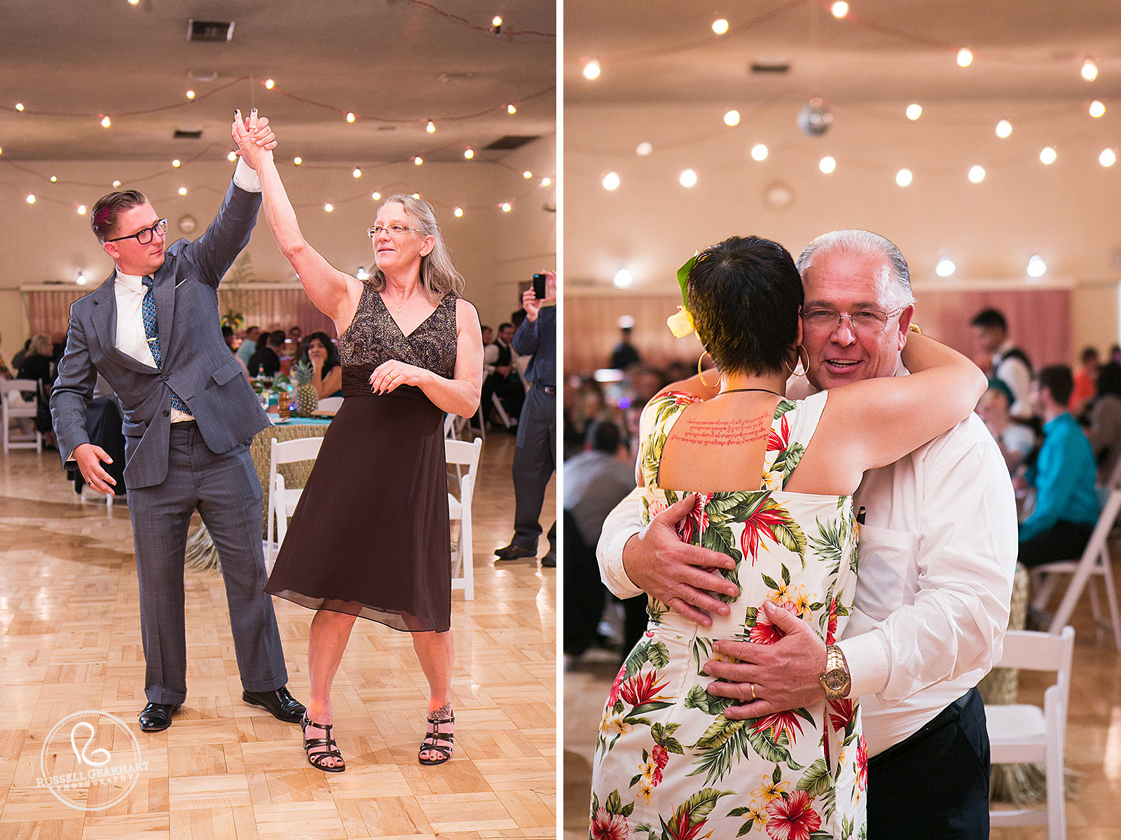 Mother Son Dance - Father Daughter Dance - Unique Los Angeles Wedding Venue: Elysian Masonic Lodge – Russell Gearhart Photography – www.gearhartphoto.com