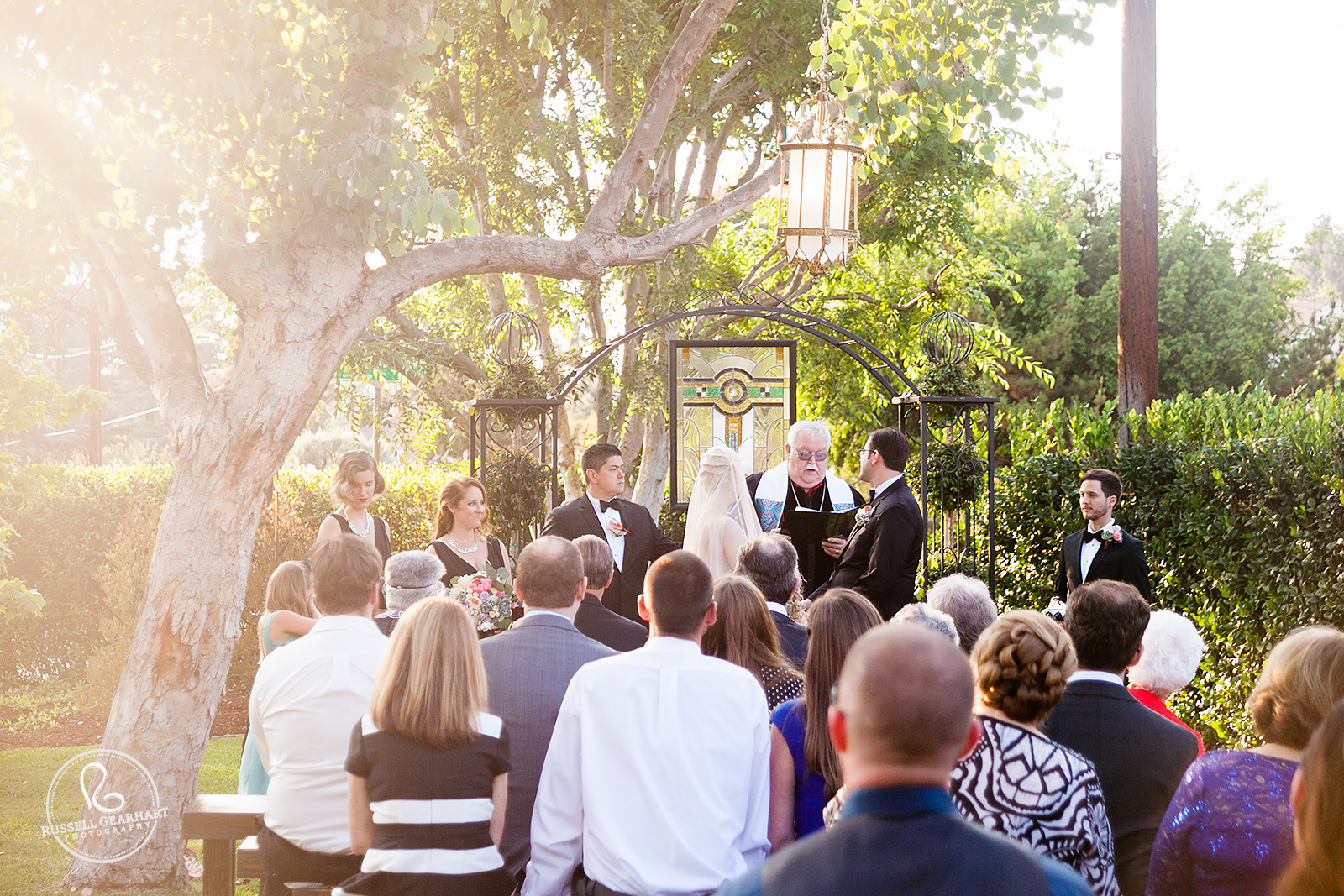 Romantic Sunset Ceremony - Orange County Wedding – Russell Gearhart Photography – www.gearhartphoto.com