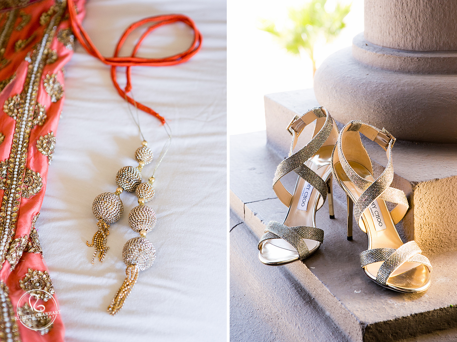 Bridal Details – Jimmy Choo Wedding Shoes – Cabo Destination Wedding – Russell Gearhart Photography – www.gearhartphoto.com