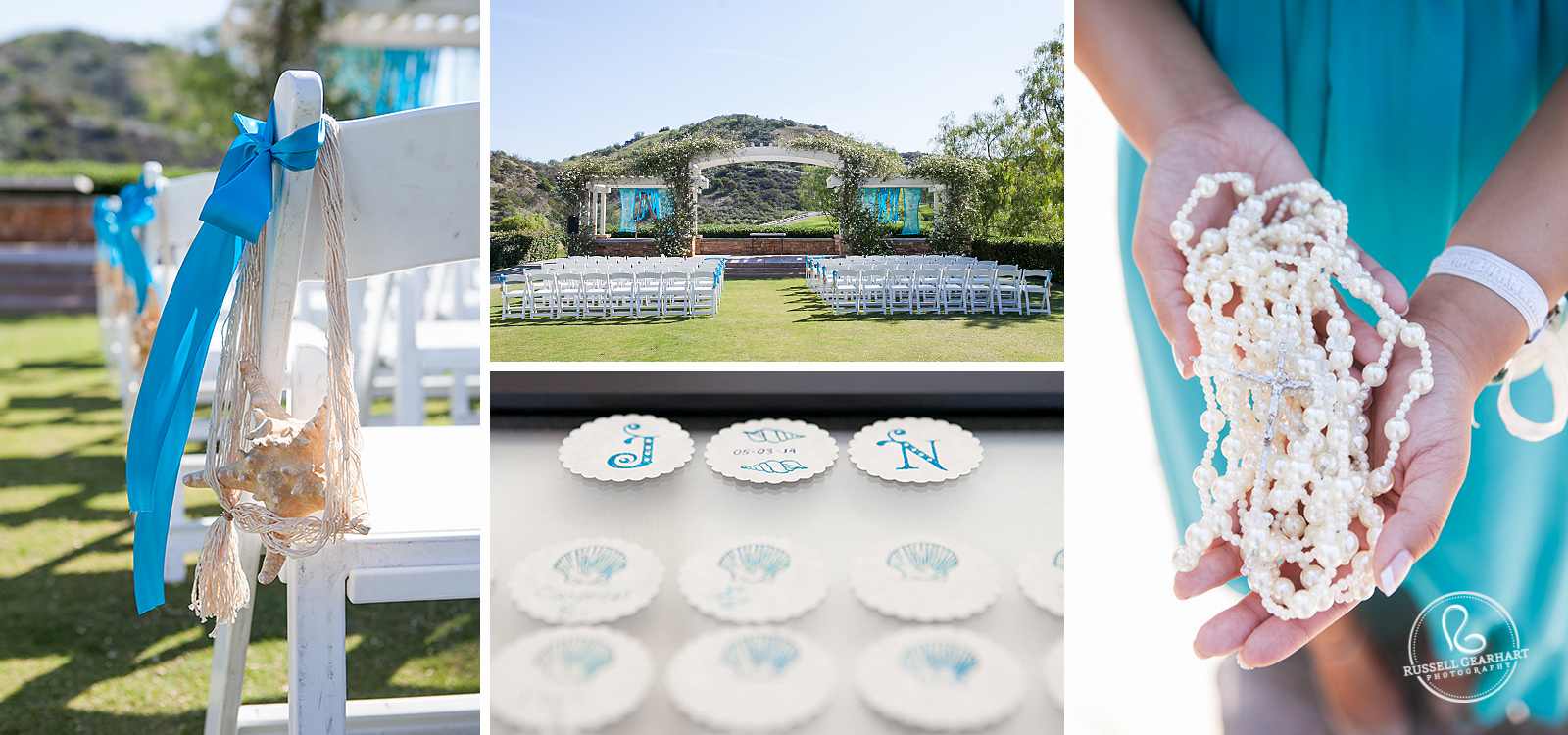 Seashell Wedding in Yorba Linda - Black Gold Golf Club Wedding – Russell Gearhart Photography – www.gearhartphoto.com