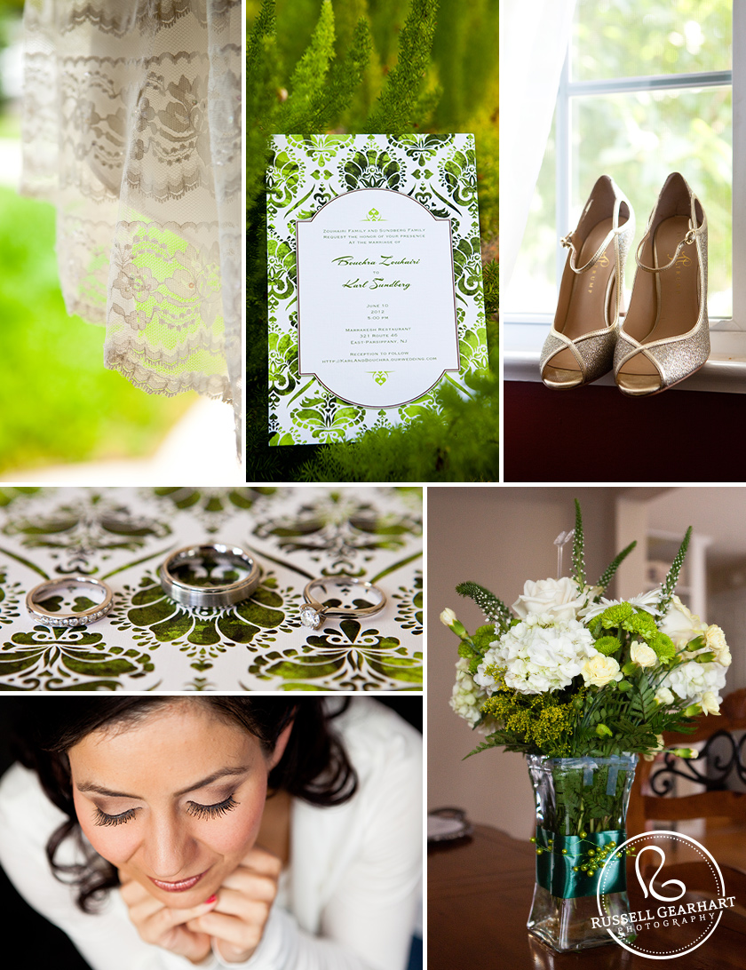 Inspiration Board: Green and Gold Wedding Colors - Russell Gearhart Photography - www.gearhartphoto.com