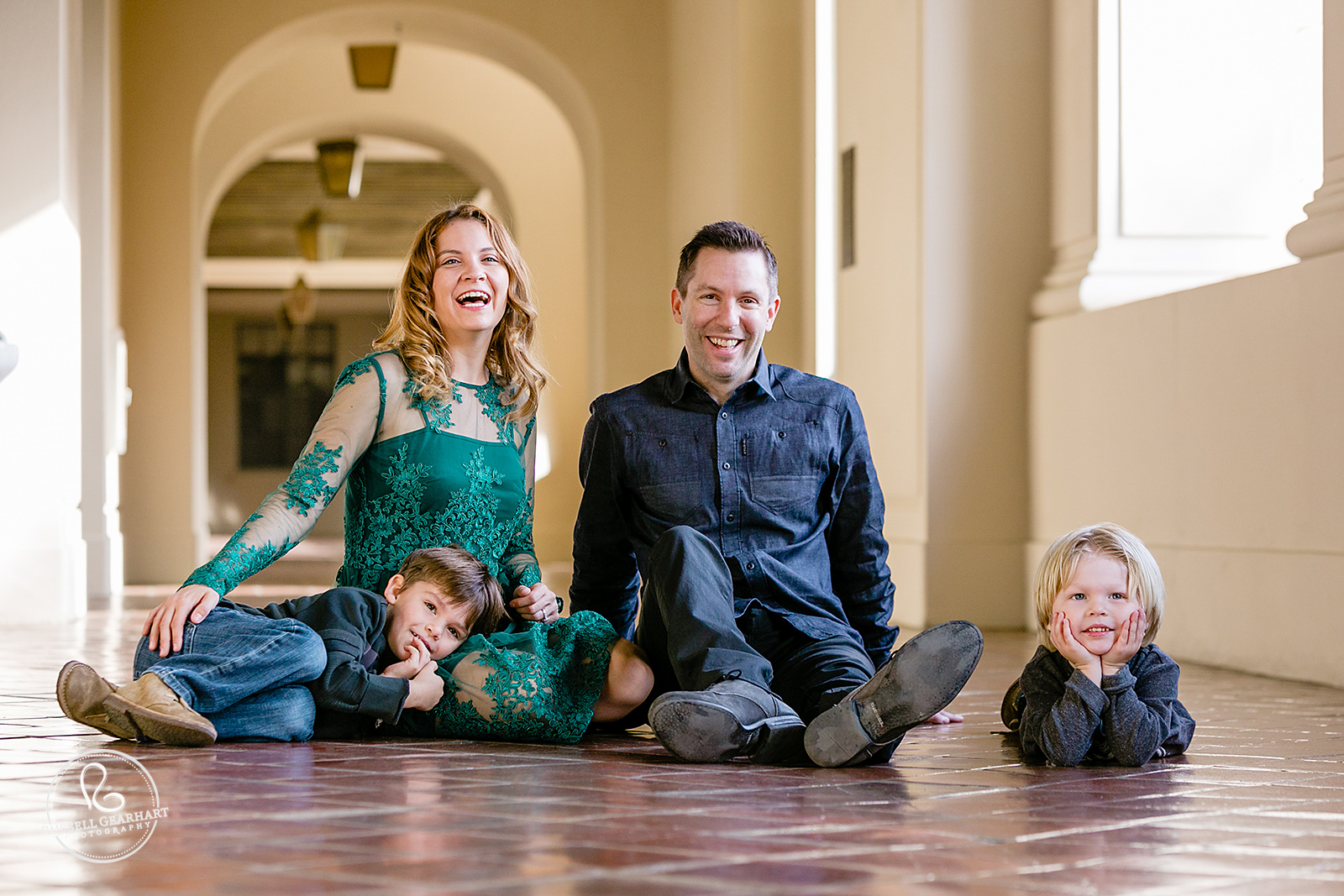 Pasadena City Hall Family Portraits: Hayes Family - Russell Gearhart Photography - www.gearhartphoto.com