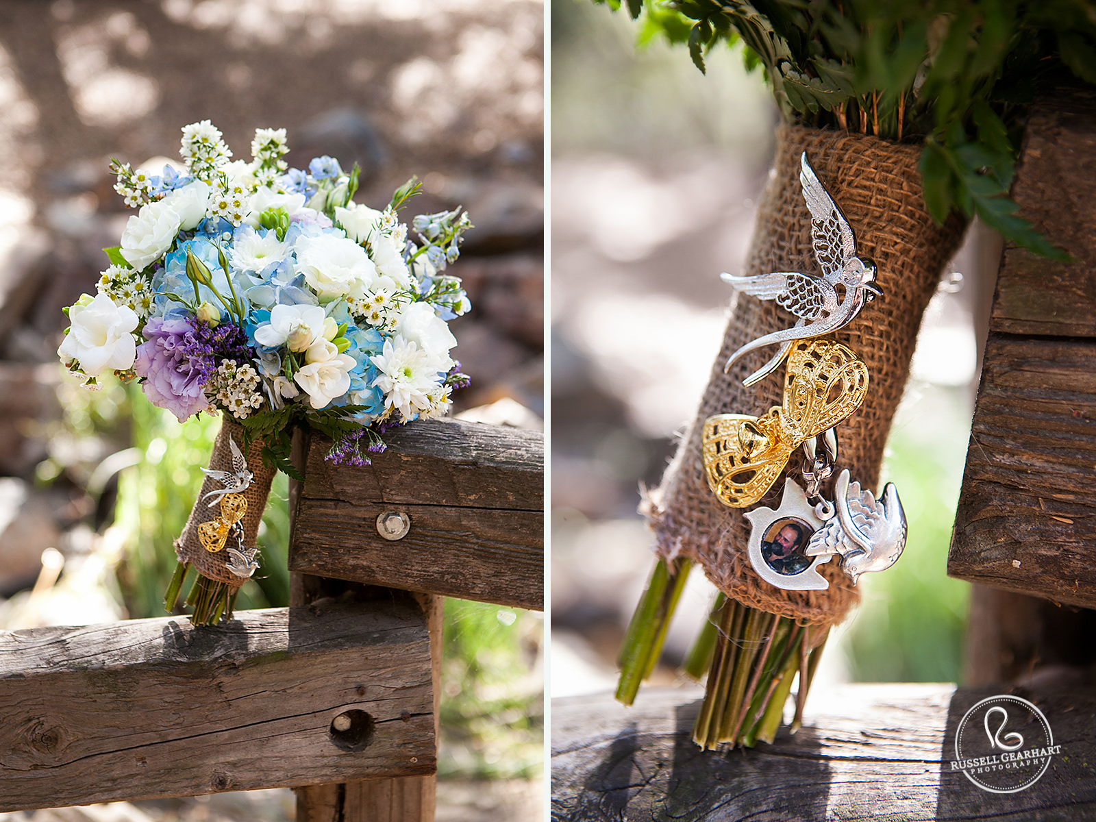 Rustic Wedding Bouquet – Oak Canyon Nature Center Wedding: Orange County, CA – Russell Gearhart Photography – www.gearhartphoto.com  