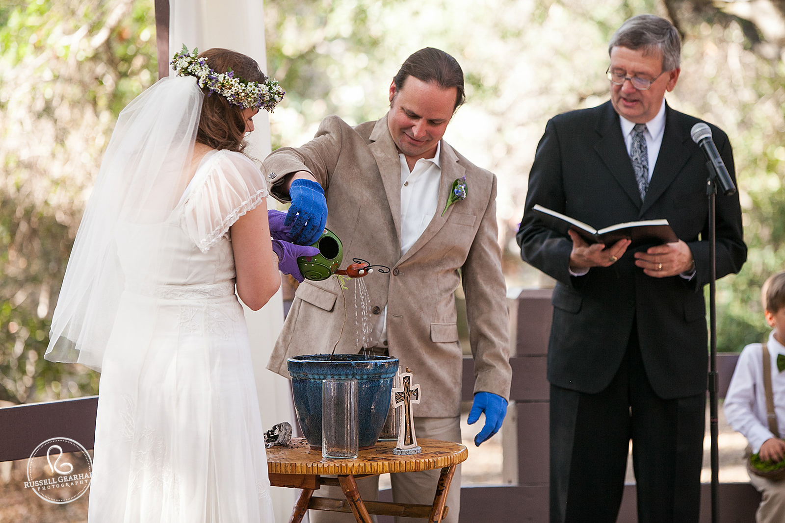 Wedding Flower Planting Ceremony – Oak Canyon Nature Center  – Russell Gearhart Photography – www.gearhartphoto.com  