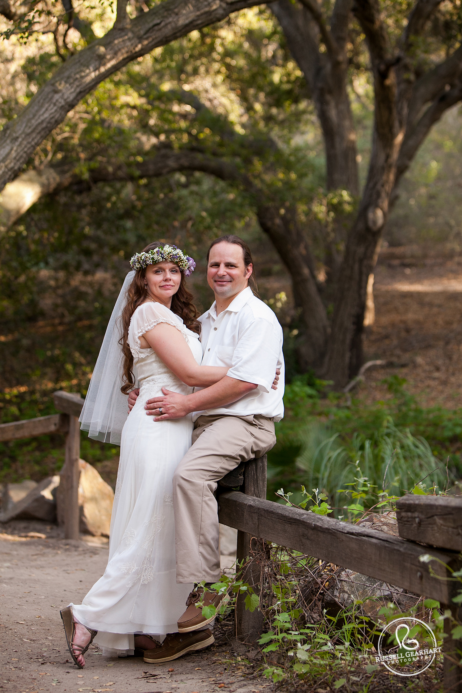 Orange County Park Bride and Groom Portrait – Russell Gearhart Photography – www.gearhartphoto.com  