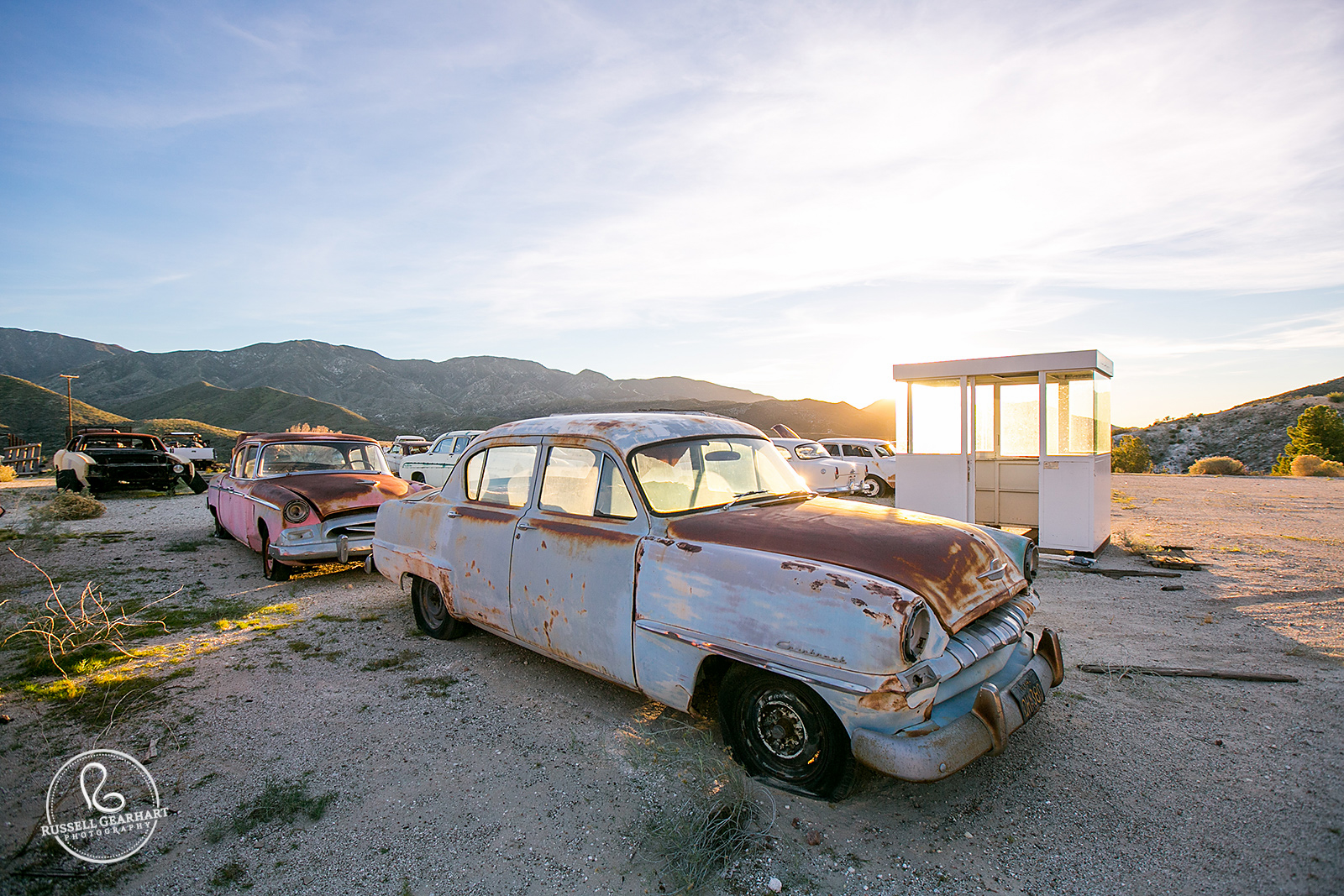 Old Car Graveyard – Rustic Southern California Wedding Location – Russell Gearhart Photography – www.gearhartphoto.com