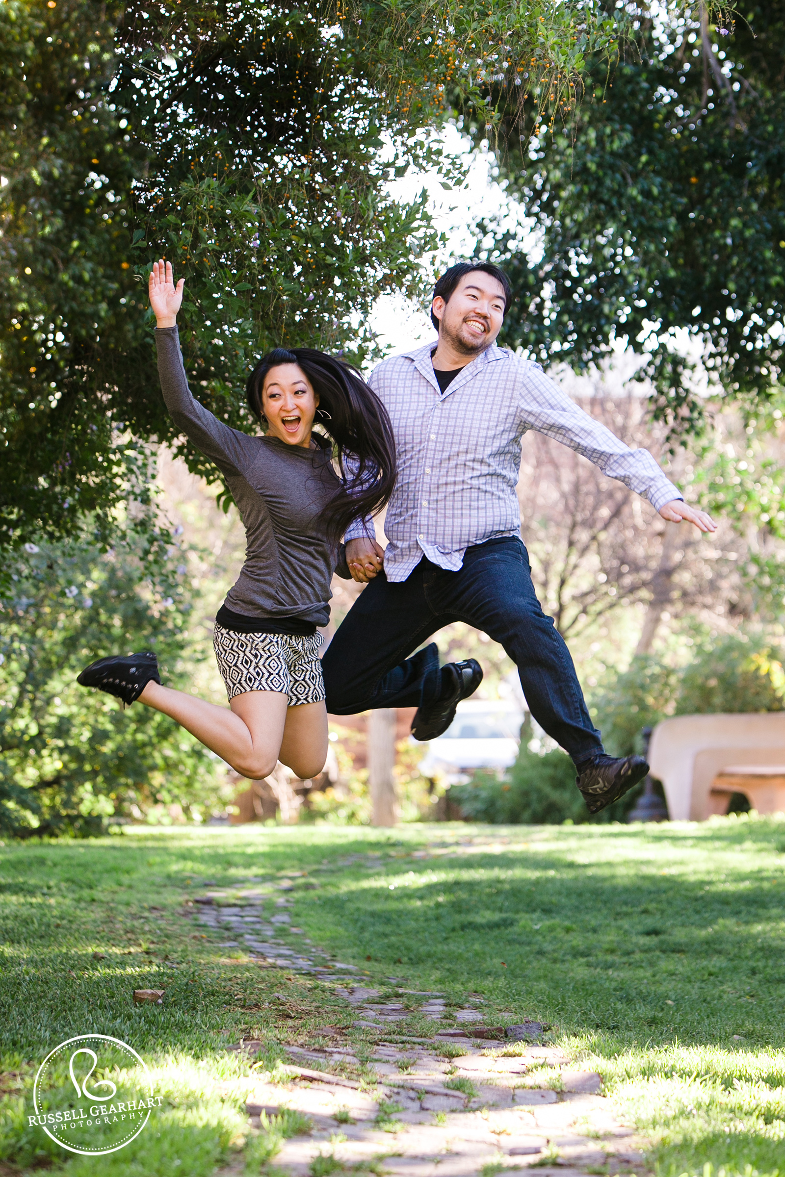 Pasadena Outdoor Park Engagement Portraits – Russell Gearhart Photography – www.gearhartphoto.com