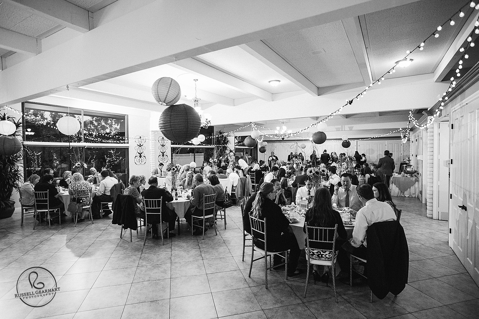 Reception Hall – Southern California Wedding – Russell Gearhart Photography – www.gearhartphoto.com