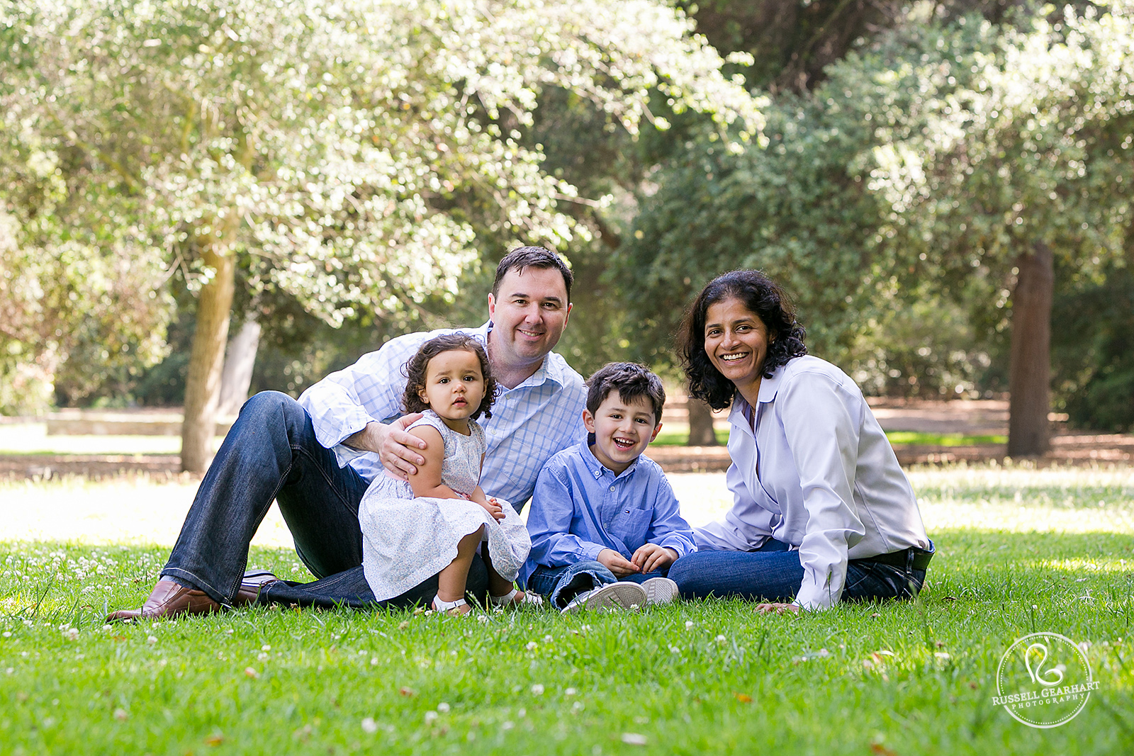 Southern California Garden Family Portrait – Russell Gearhart Photography – www.gearhartphoto.com