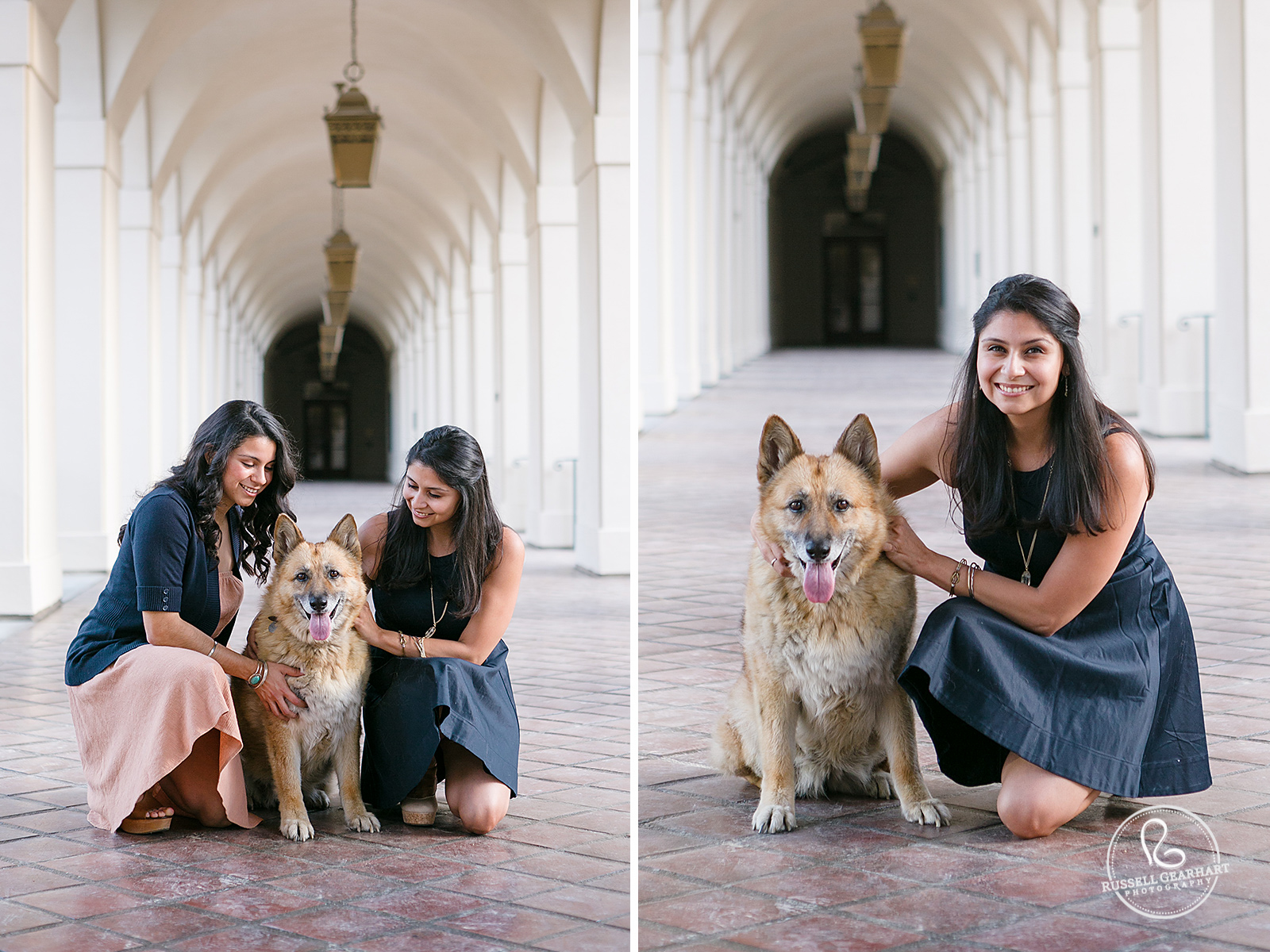 Portrait with German Shepard - Pasadena Family Portraits – Russell Gearhart Photography – www.gearhartphoto.com