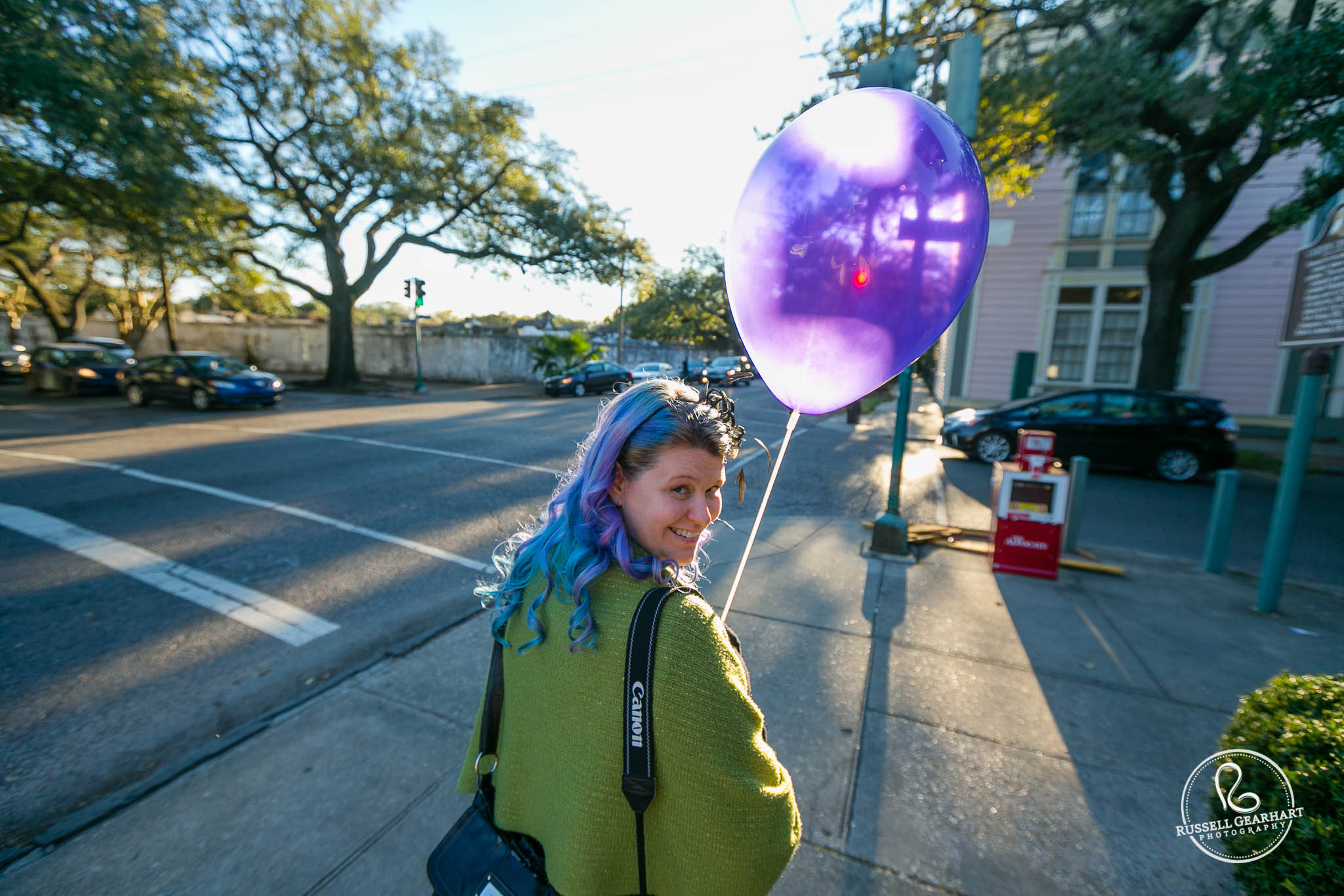 You're never too old to have a purple balloon for your birthday!